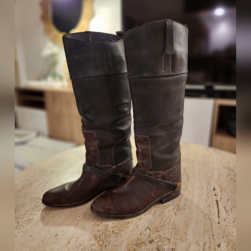Golden Goose - Charlie Boots - Brand New in box - Italian Leather riding boots.